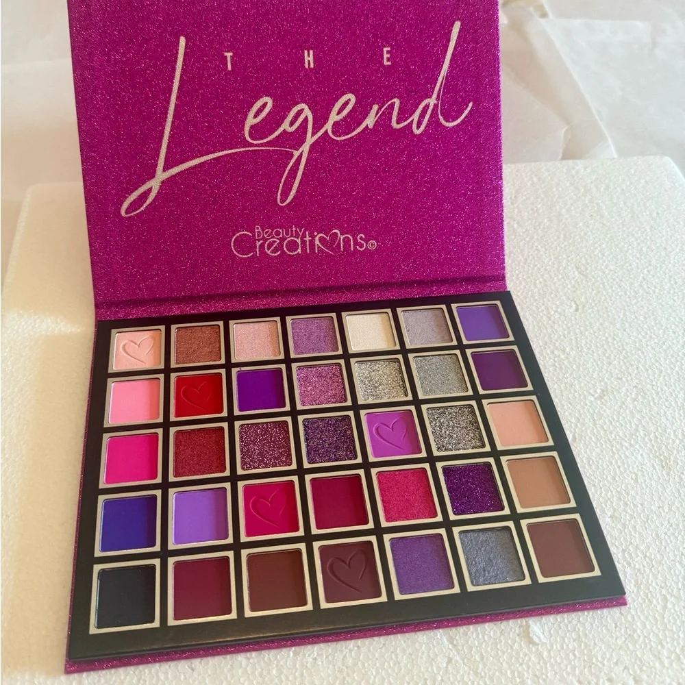Legend Eyeshadow Palette 35 Colors Mattes Shimmers and Pressed Glitters